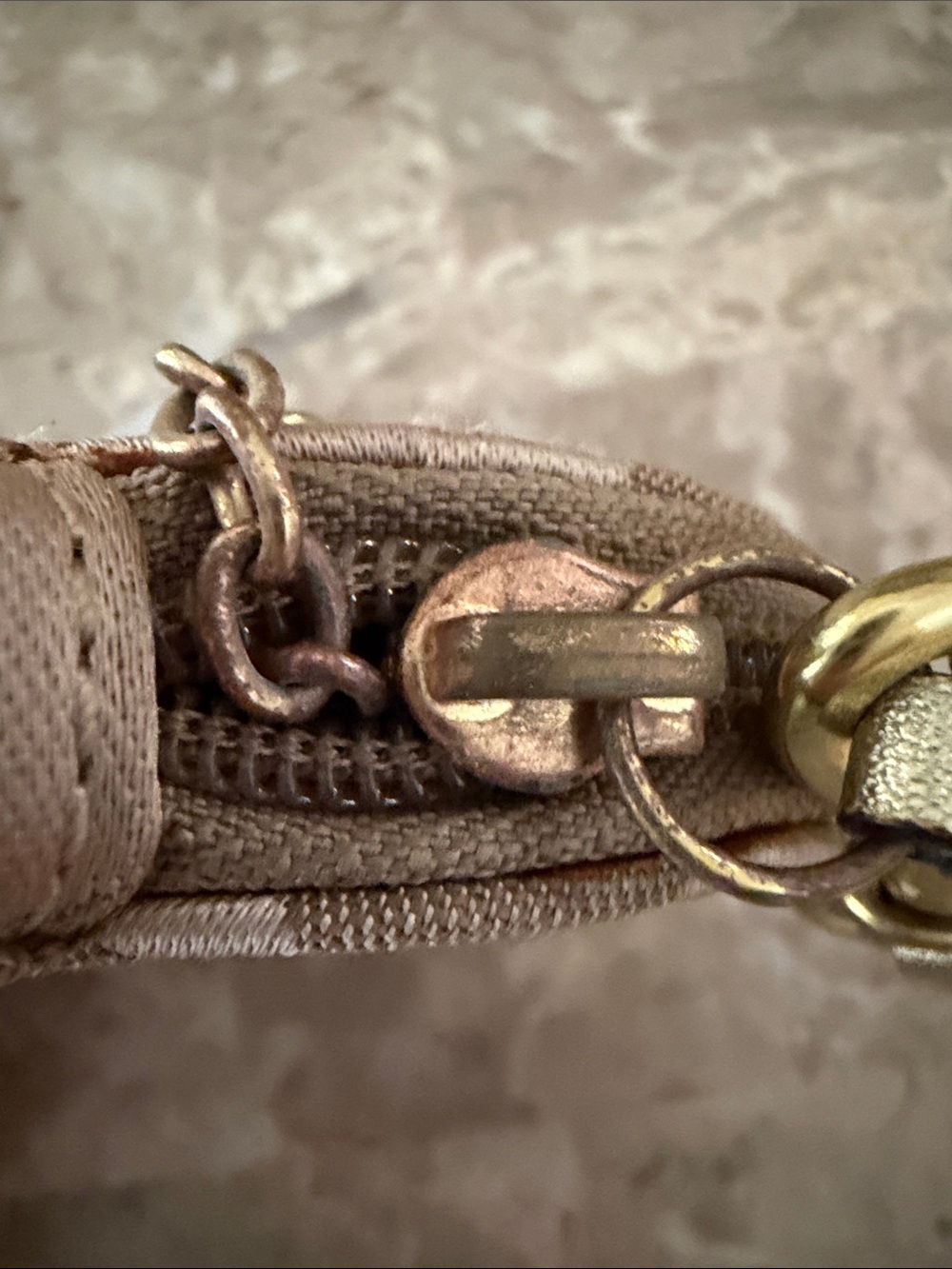 Coach Beige Signature Heart Coin Case Keychain with Blue, Pink & Yellow Accents - Picture 6 of 11